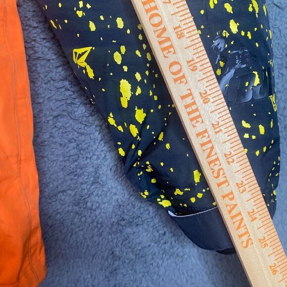 Volcom GORE-TEX Jacket Mens Small Recco AOP Graphic Bright Snowboard Ski - Picture 8 of 13